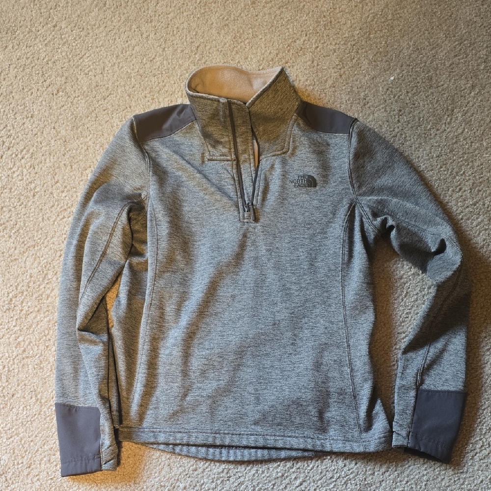 The North Face Gray Quarter-Zip Sweatshirt